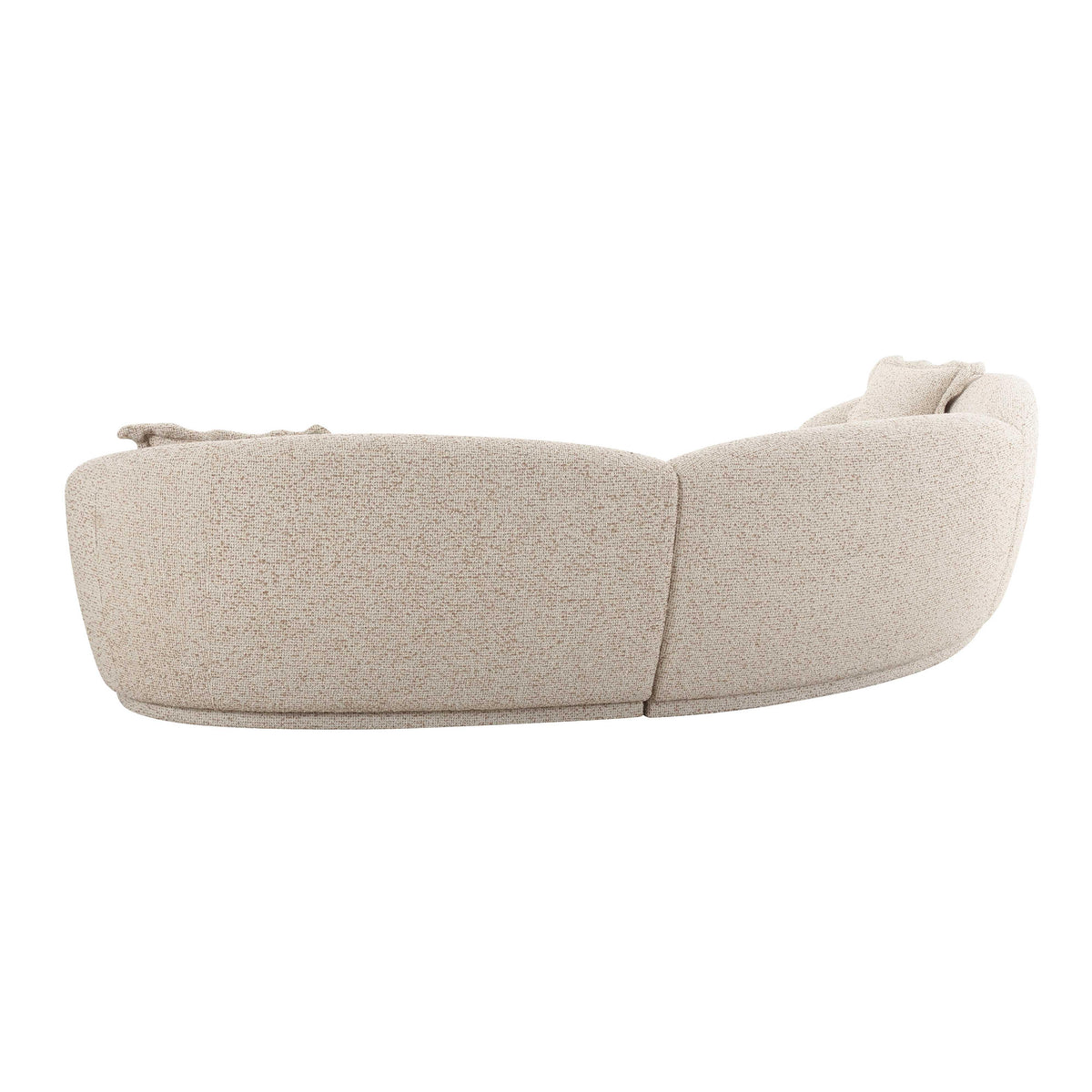 Marion 3-Piece Two-Tone Textured Performance Boucle Sectional by TOV Furniture – photo 4 of 6