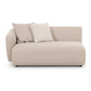Sylvie 59 Cream Boucle Arm Loveseat by TOV L69094 Raf