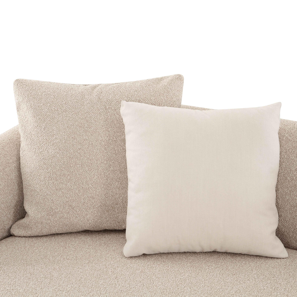 Sylvie Cream Performance Boucle Left Arm Chair 2-Seater by TOV Furniture – photo 4 of 6