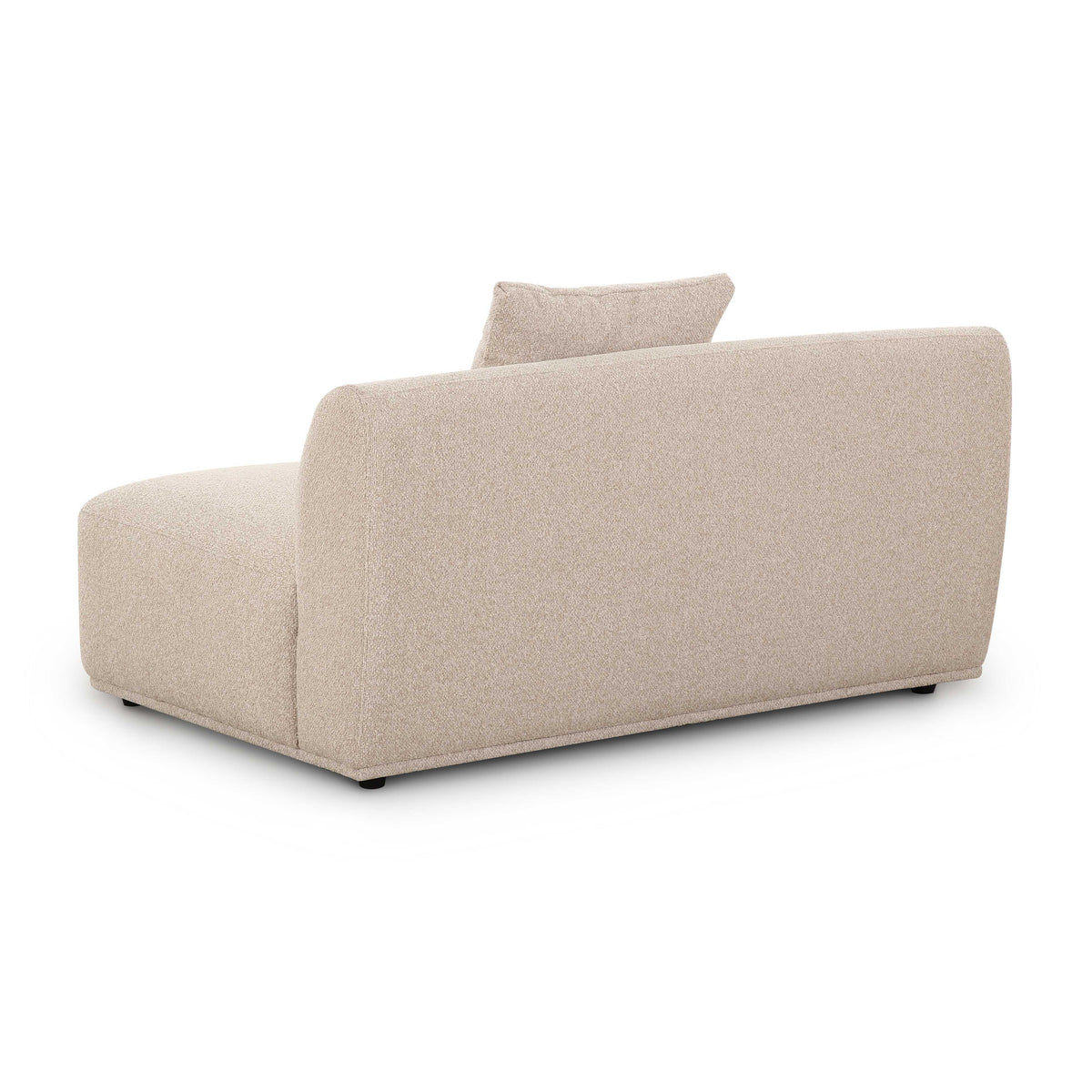 Sylvie 54" Cream Performance Boucle Armless Loveseat by TOV Furniture – photo 3 of 6