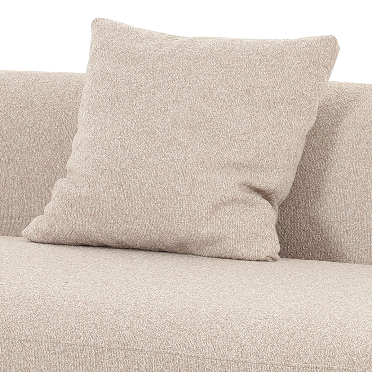 Sylvie 54" Cream Performance Boucle Armless Loveseat by TOV Furniture – photo 4 of 6