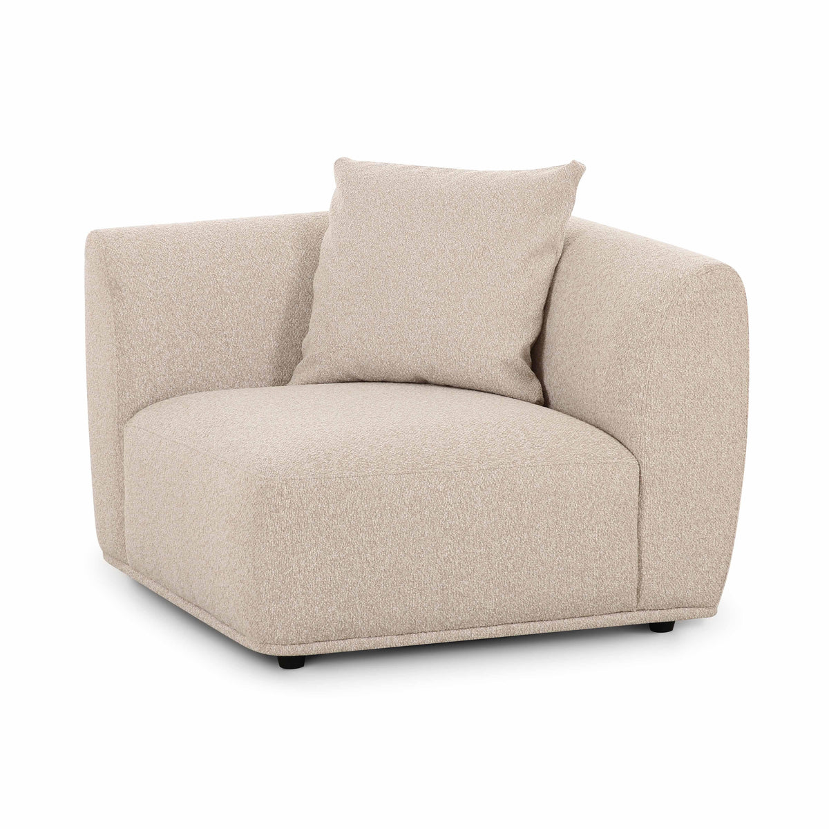 Sylvie Cream Performance Boucle Corner Chair by TOV Furniture – photo 1 of 6