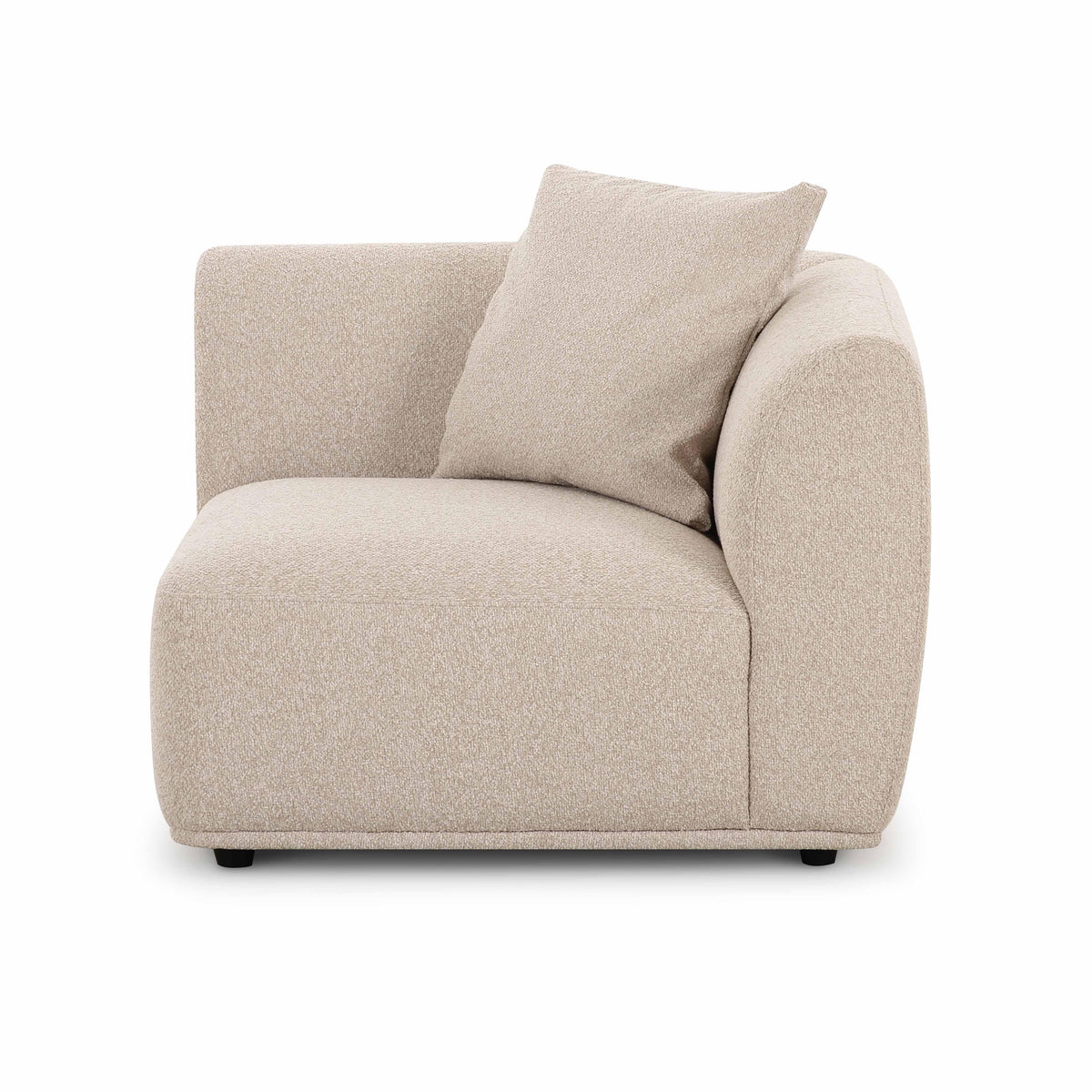 Sylvie Cream Performance Boucle Corner Chair by TOV Furniture – photo 2 of 6