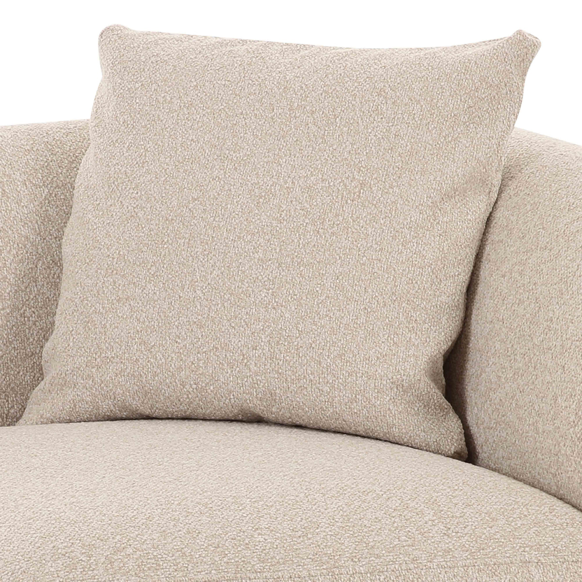Sylvie Cream Performance Boucle Corner Chair by TOV Furniture – photo 4 of 6