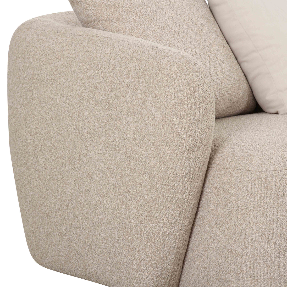 Sylvie Cream Performance Boucle 4-Piece Left Chaise Sectional by TOV Furniture – photo 5 of 7