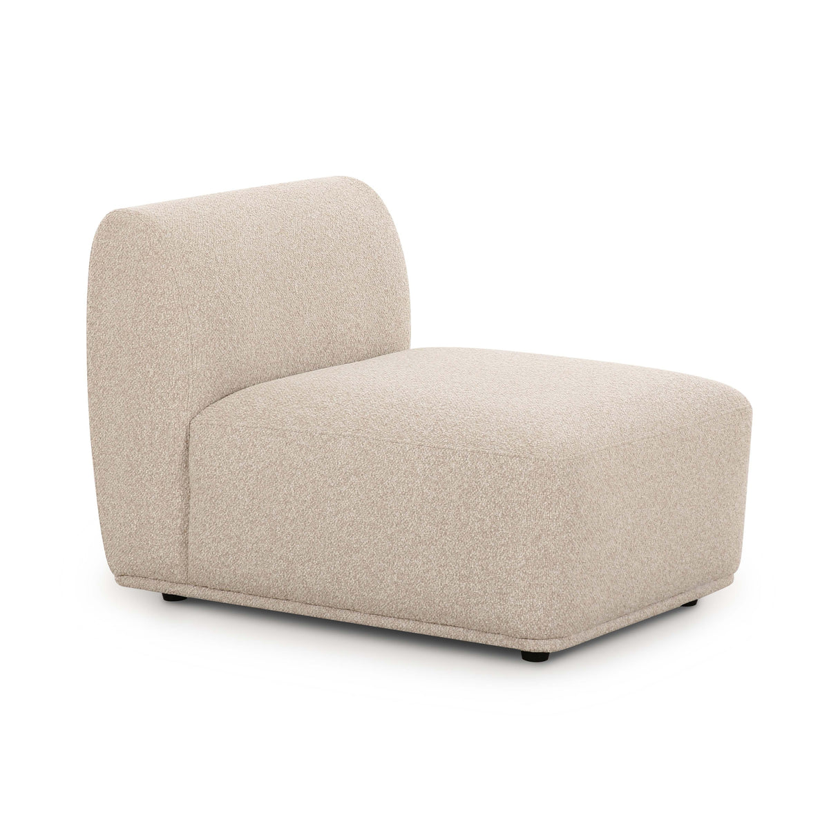 Sylvie Cream Performance Boucle Armless Chair by TOV Furniture – photo 1 of 6