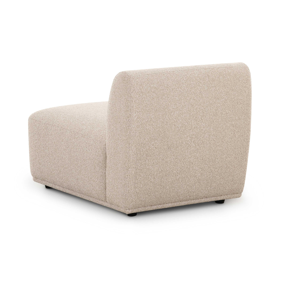 Sylvie Cream Performance Boucle Armless Chair by TOV Furniture – photo 3 of 6