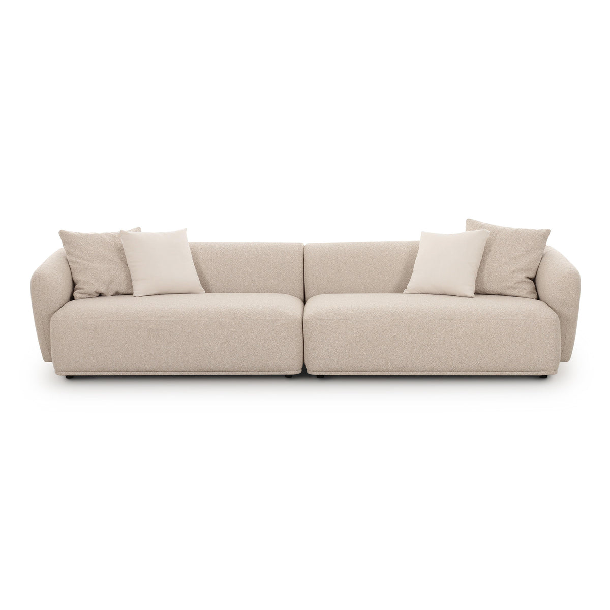 Sylvie 118" Cream Performance Boucle Sofa by TOV Furniture – photo 3 of 6