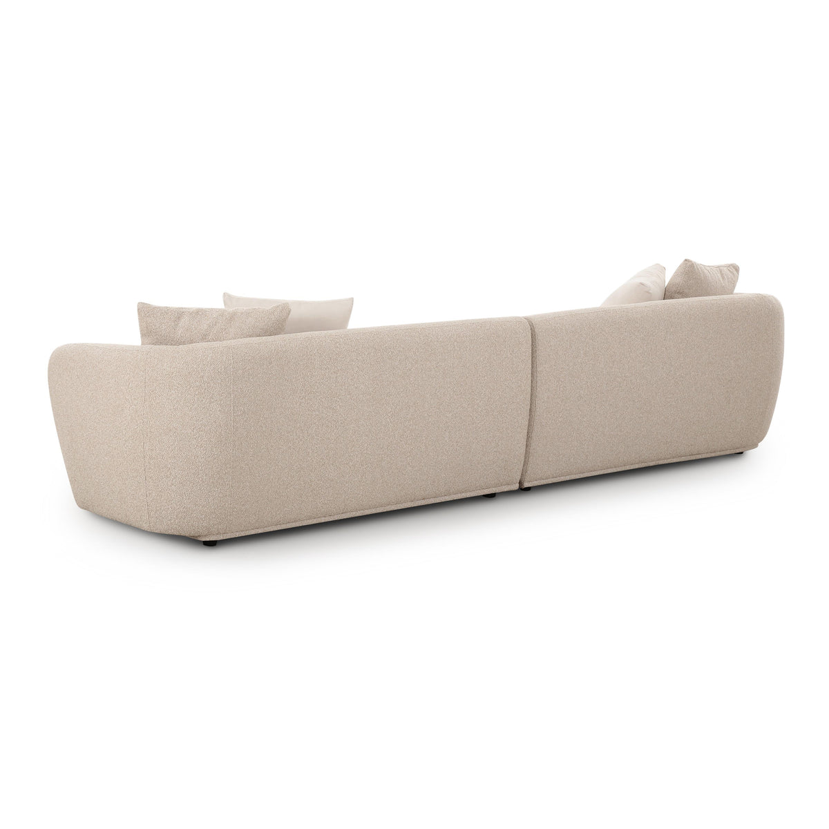 Sylvie 118" Cream Performance Boucle Sofa by TOV Furniture – photo 4 of 6