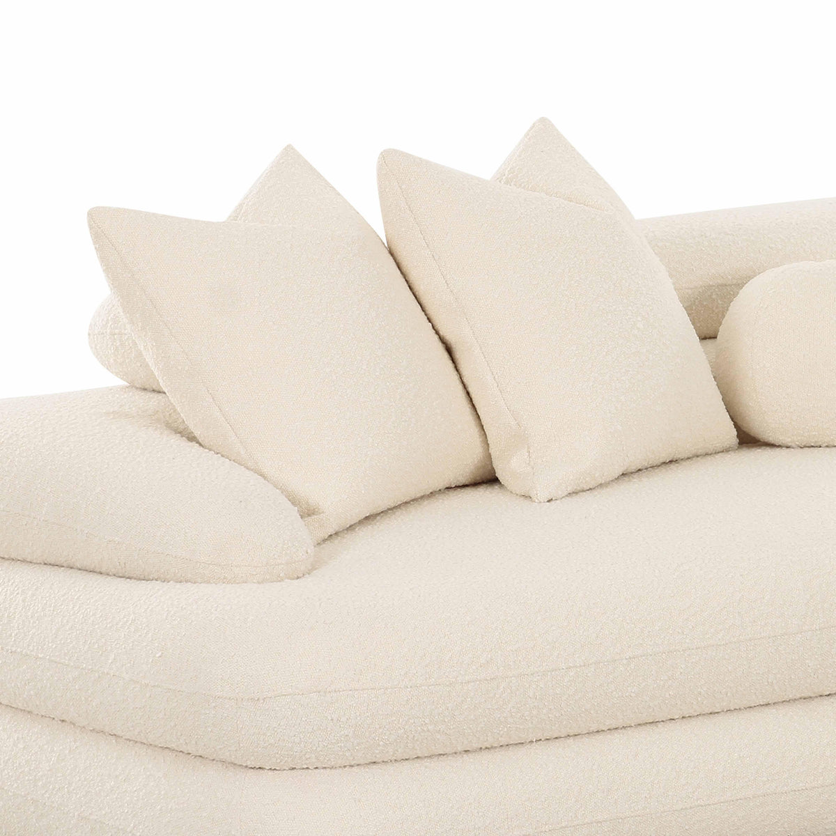 Lulu Cream Performance Boucle Modular LAF Sectional by TOV Furniture – photo 5 of 6