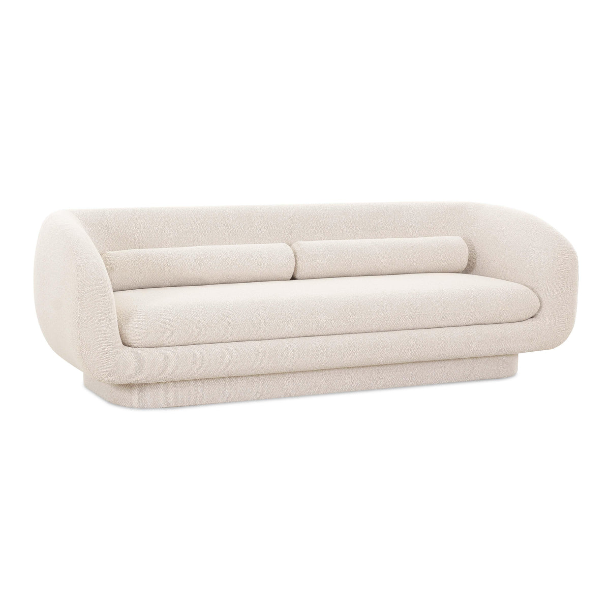 Simone 96" Cream Performance Boucle Sofa by TOV Furniture – photo 1 of 7