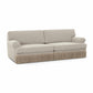 Yvette 92 Warm Grey Boucle Sofa by TOV L69138