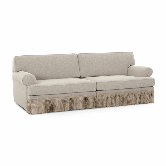 Yvette 92 Warm Grey Boucle Sofa by TOV L69138