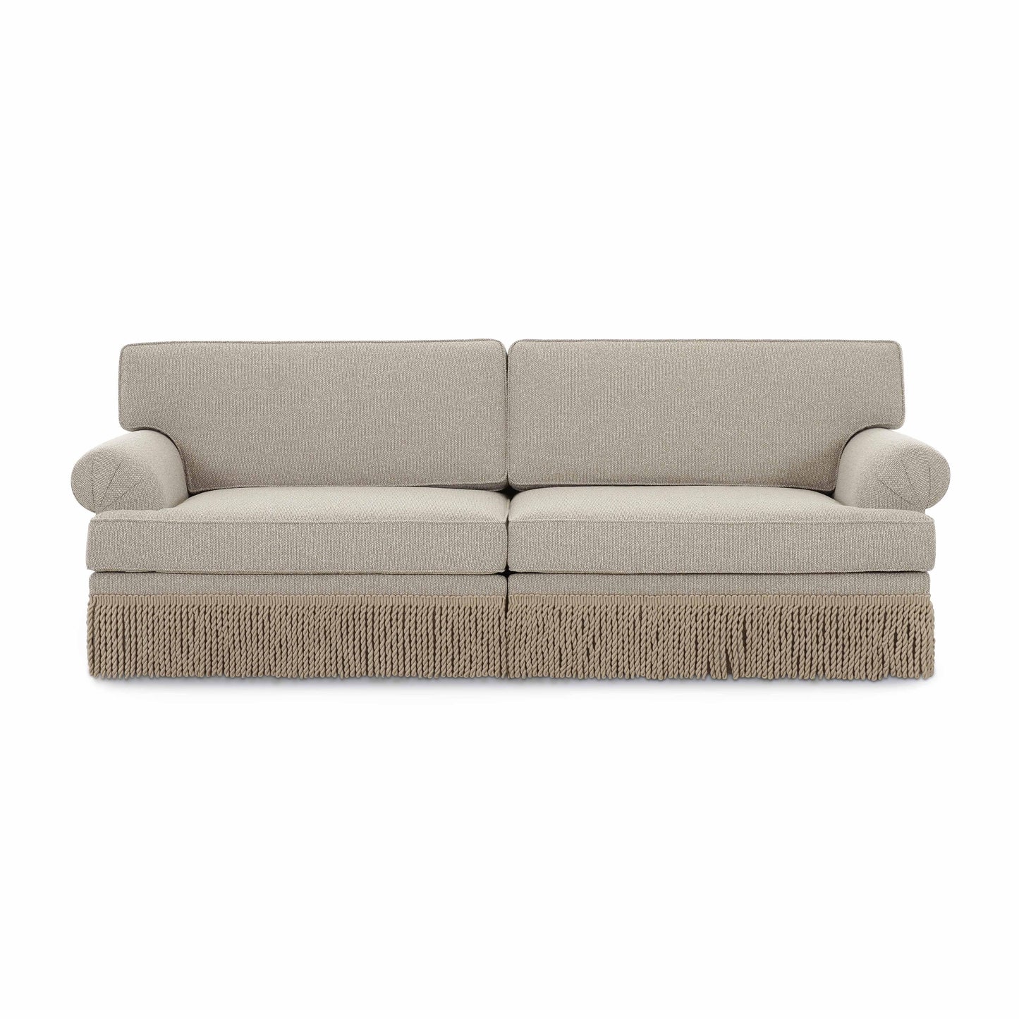 Yvette 92 Warm Grey Boucle Sofa by TOV L69138