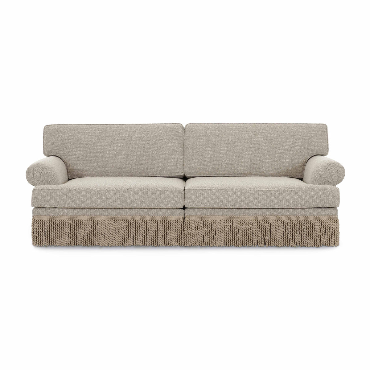 Yvette 92" Warm Grey Performance Boucle Sofa by TOV Furniture – photo 3 of 8