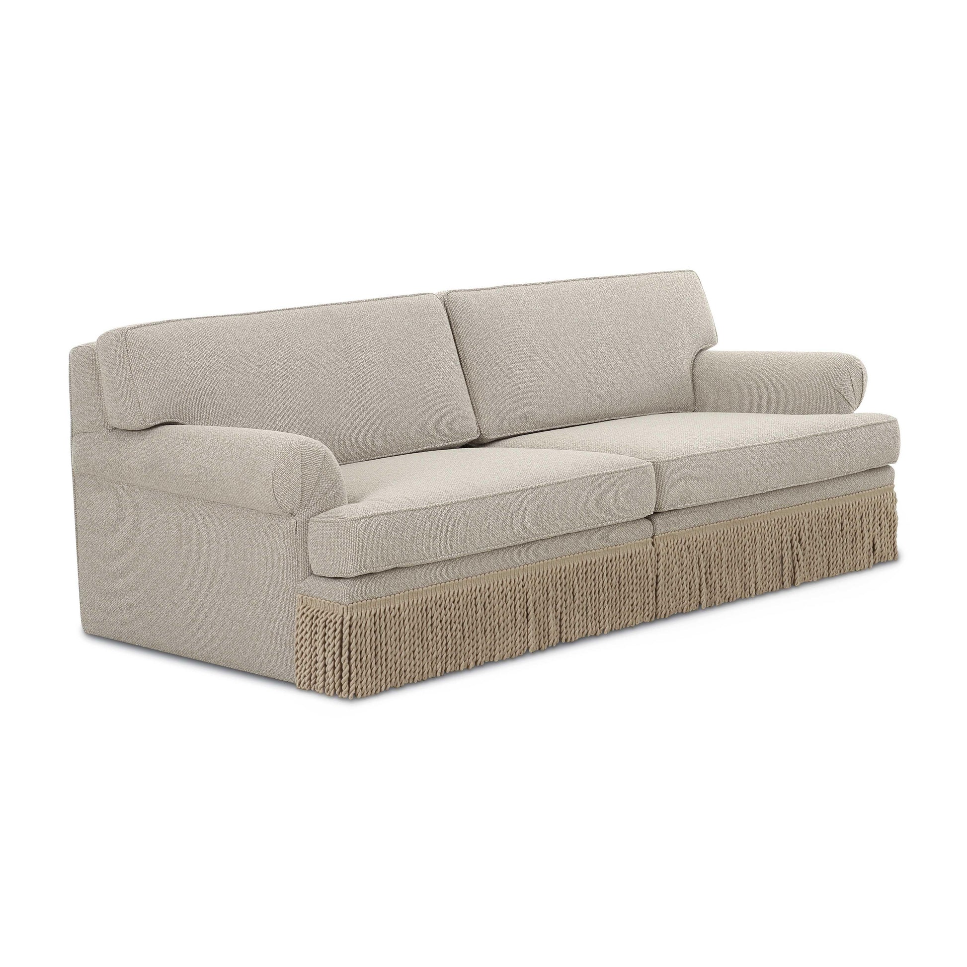 Yvette 92 Warm Grey Boucle Sofa by TOV L69138
