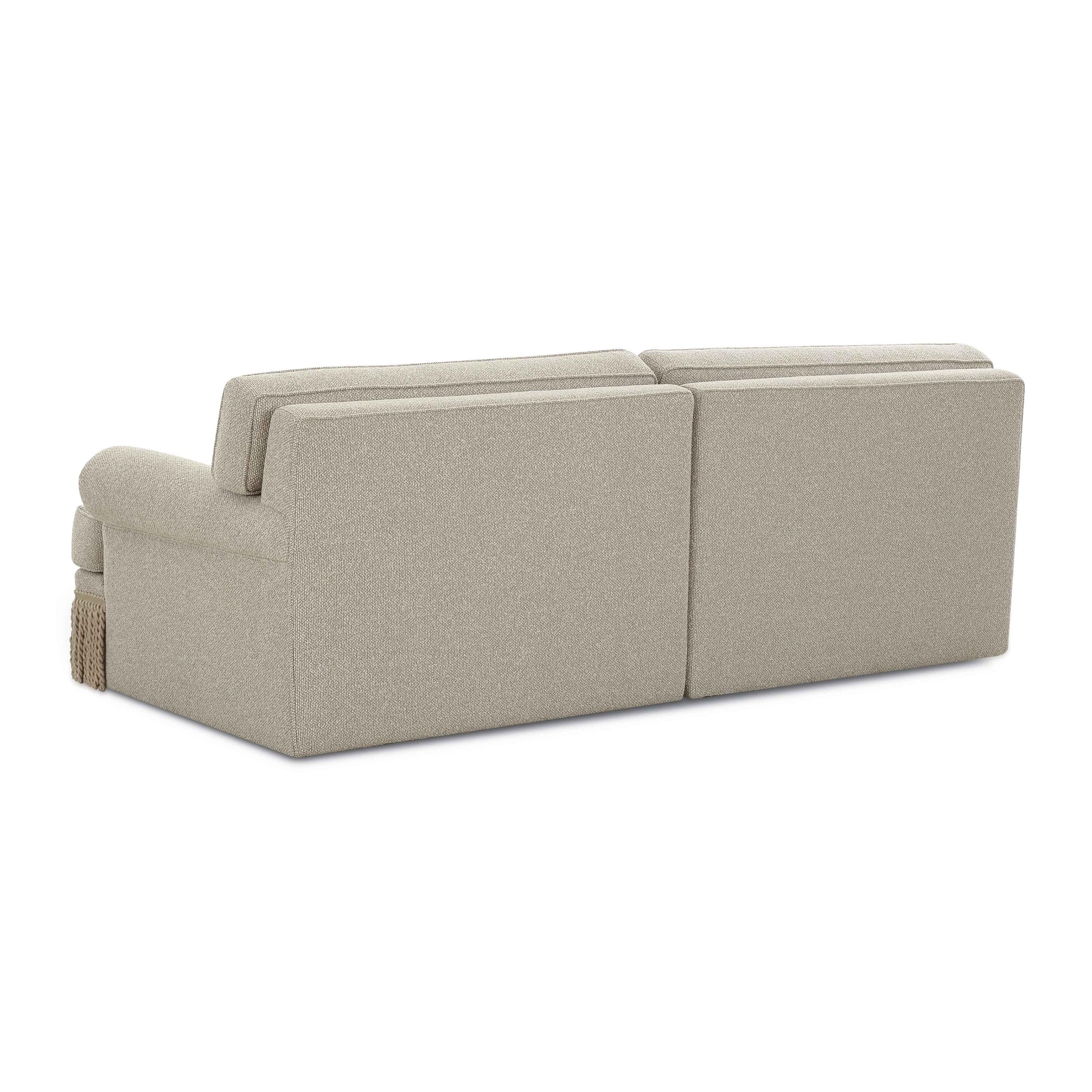 Yvette 92 Warm Grey Boucle Sofa by TOV L69138