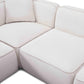 Travie 5 Piece Performance Corduroy Velvet Modular L Sectional by TOV L69174