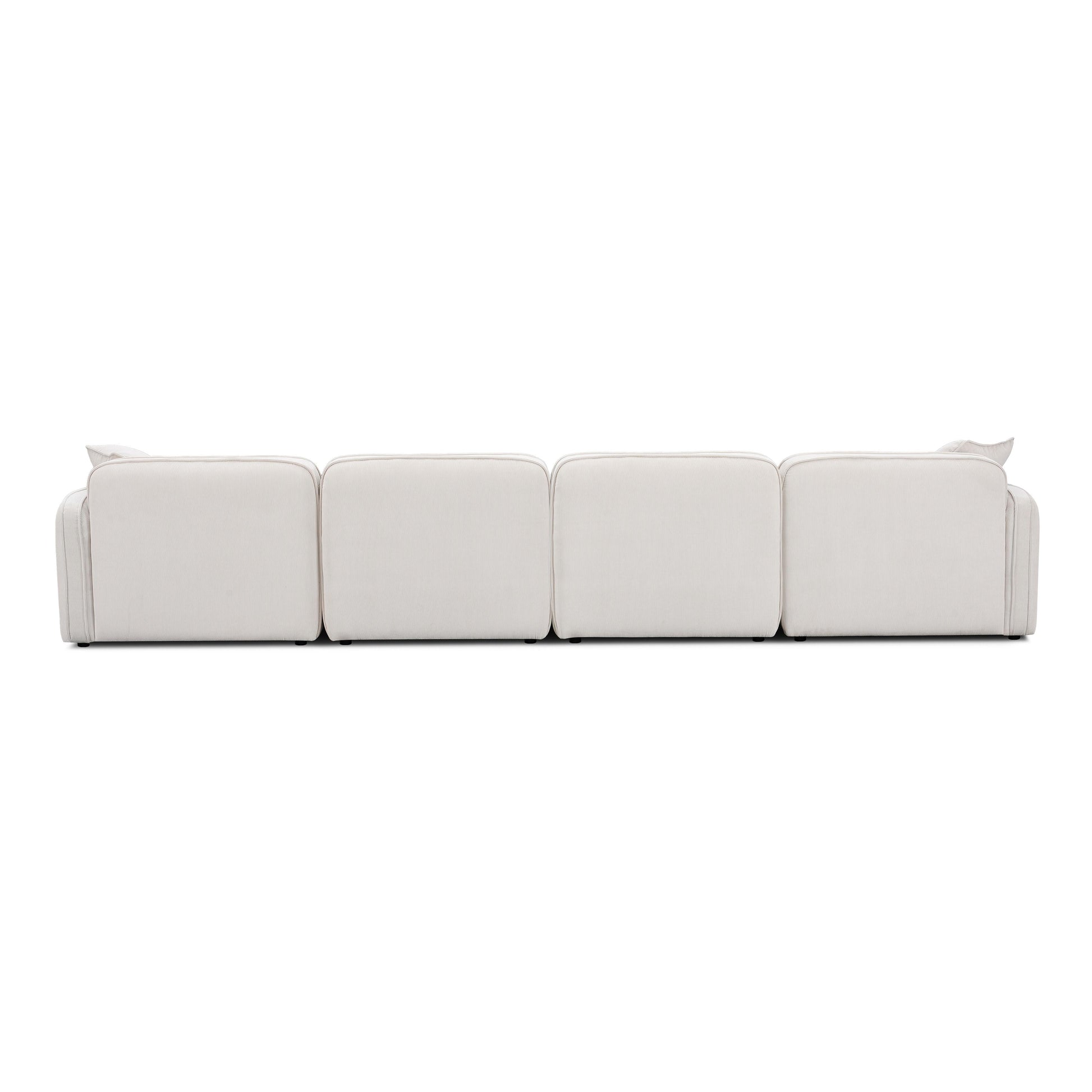 Travie 6 Pieceperformance Corduroy Velvet Modular U Sectional by TOV L69185