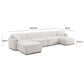 Travie 6 Pieceperformance Corduroy Velvet Modular U Sectional by TOV L69175