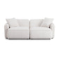 Travie 78 Performance Corduroy Velvet Modular Loveseat by TOV L69177
