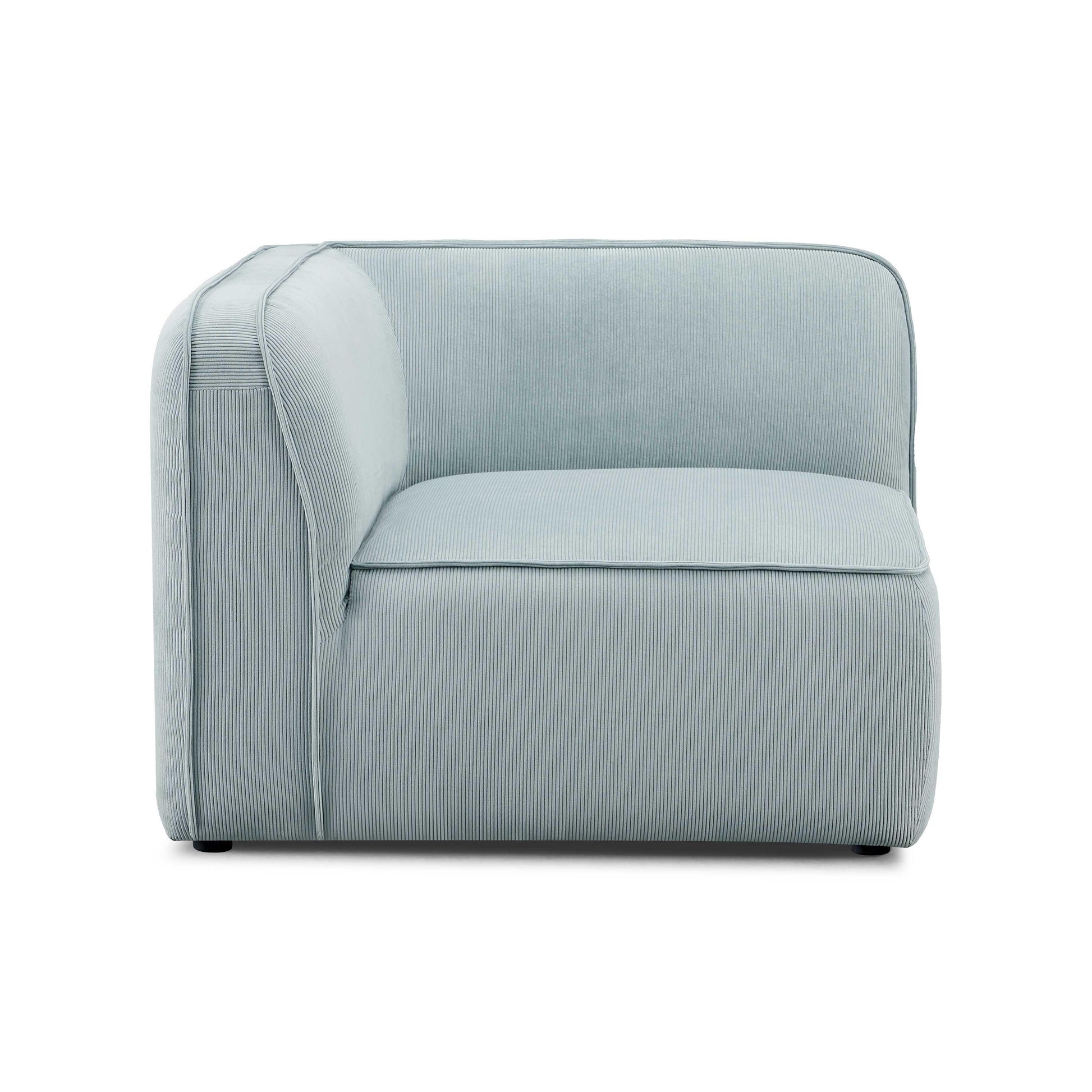 Travie Performance Corduroy Velvet Corner Chair by TOV L69171