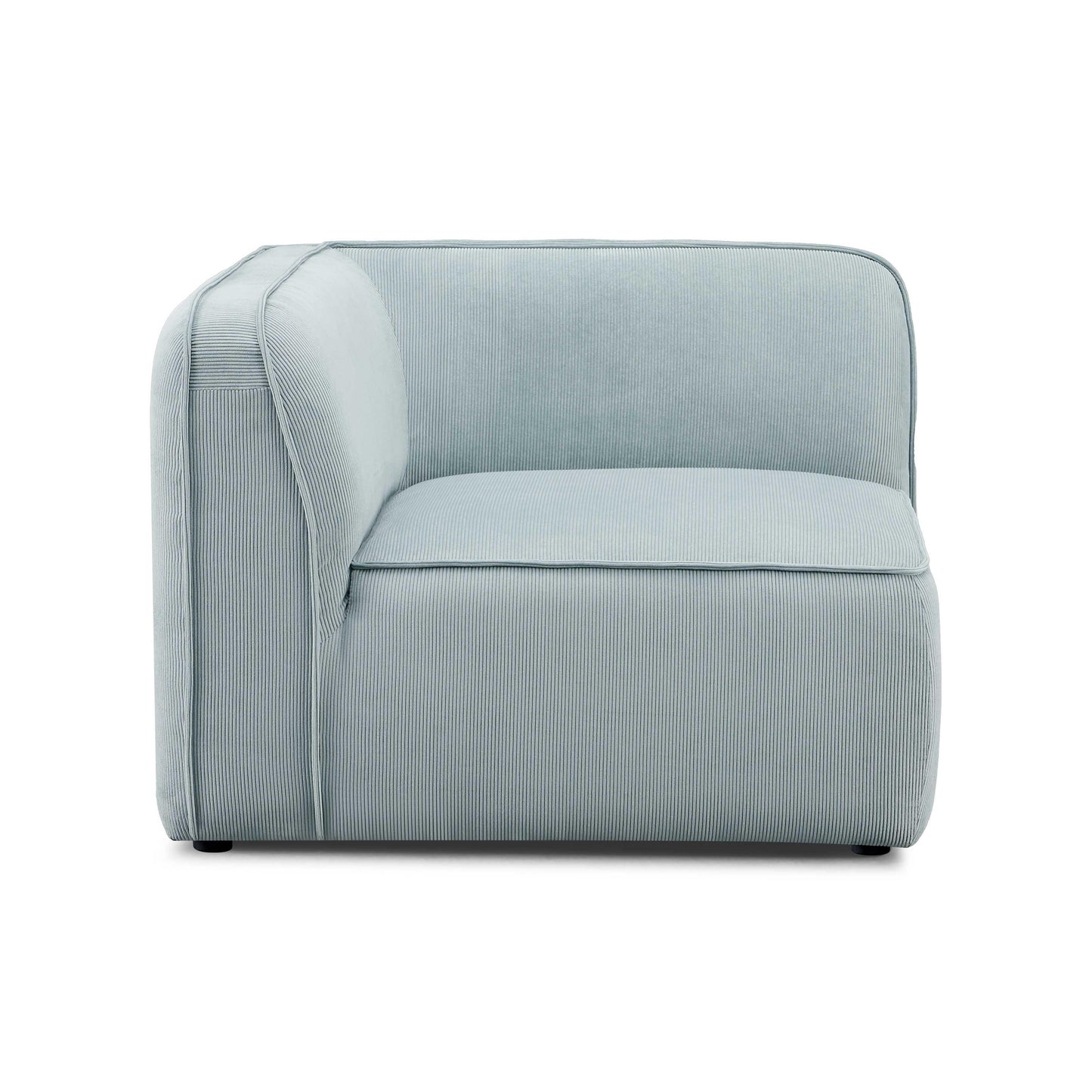 Travie Performance Corduroy Velvet Corner Chair by TOV L69181