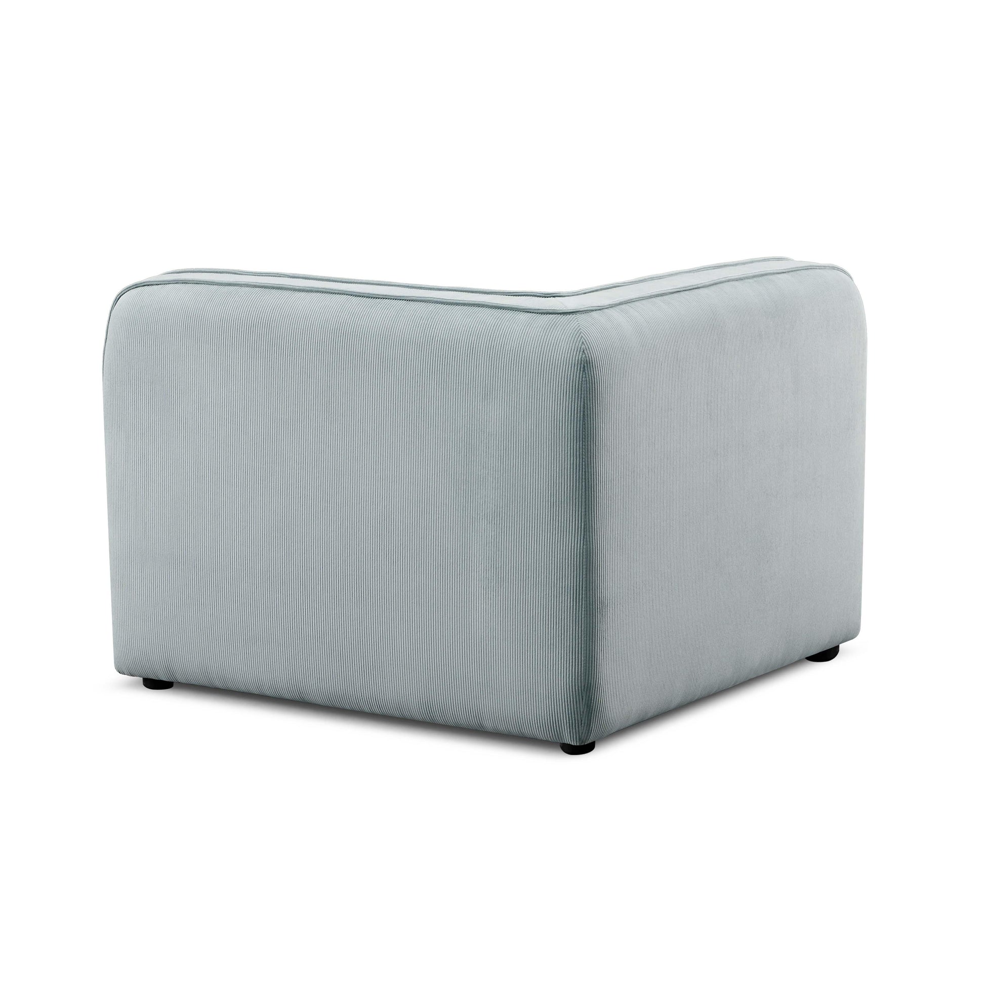 Travie Performance Corduroy Velvet Corner Chair by TOV L69181