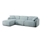 Travie 4 Piece Performance Corduroy Velvet Modular Sectional by TOV L69173