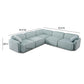 Travie 5 Piece Performance Corduroy Velvet Modular L Sectional by TOV L69174