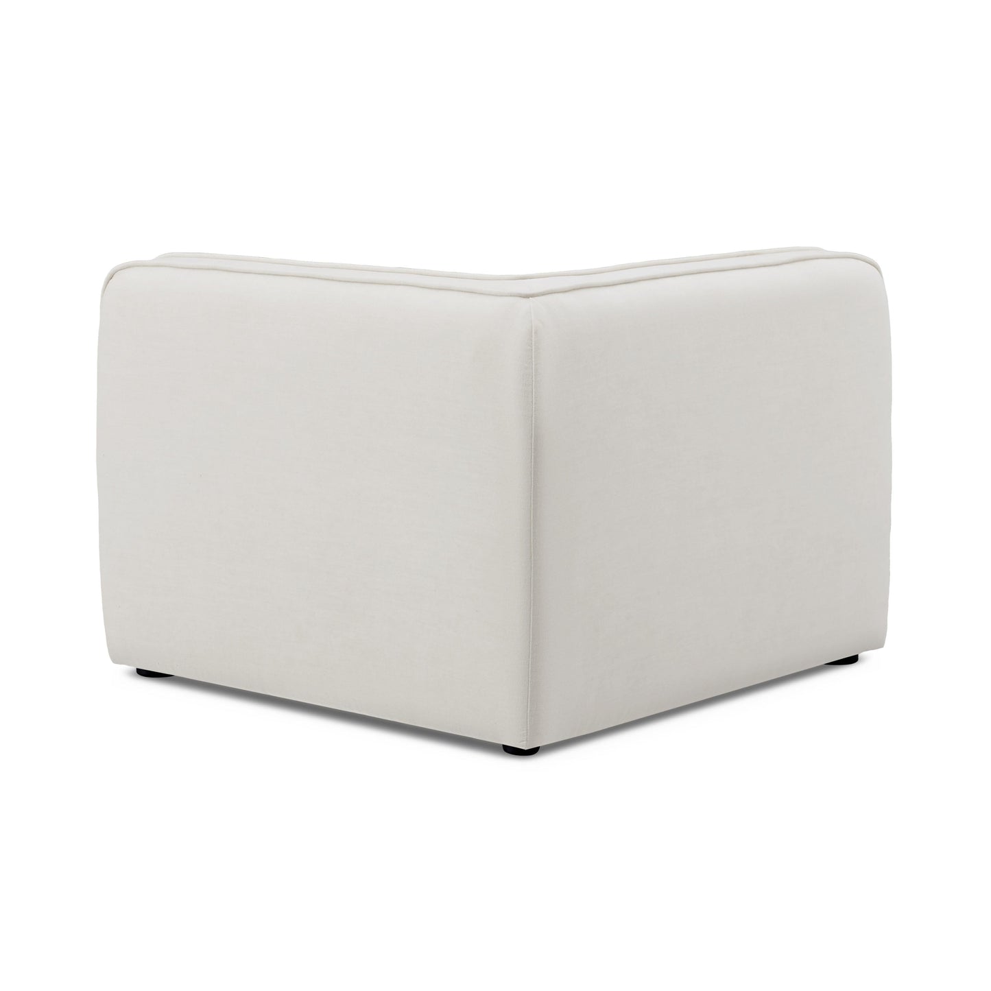 Travie Sand Upcycled Linen Corner Chair by TOV L69204