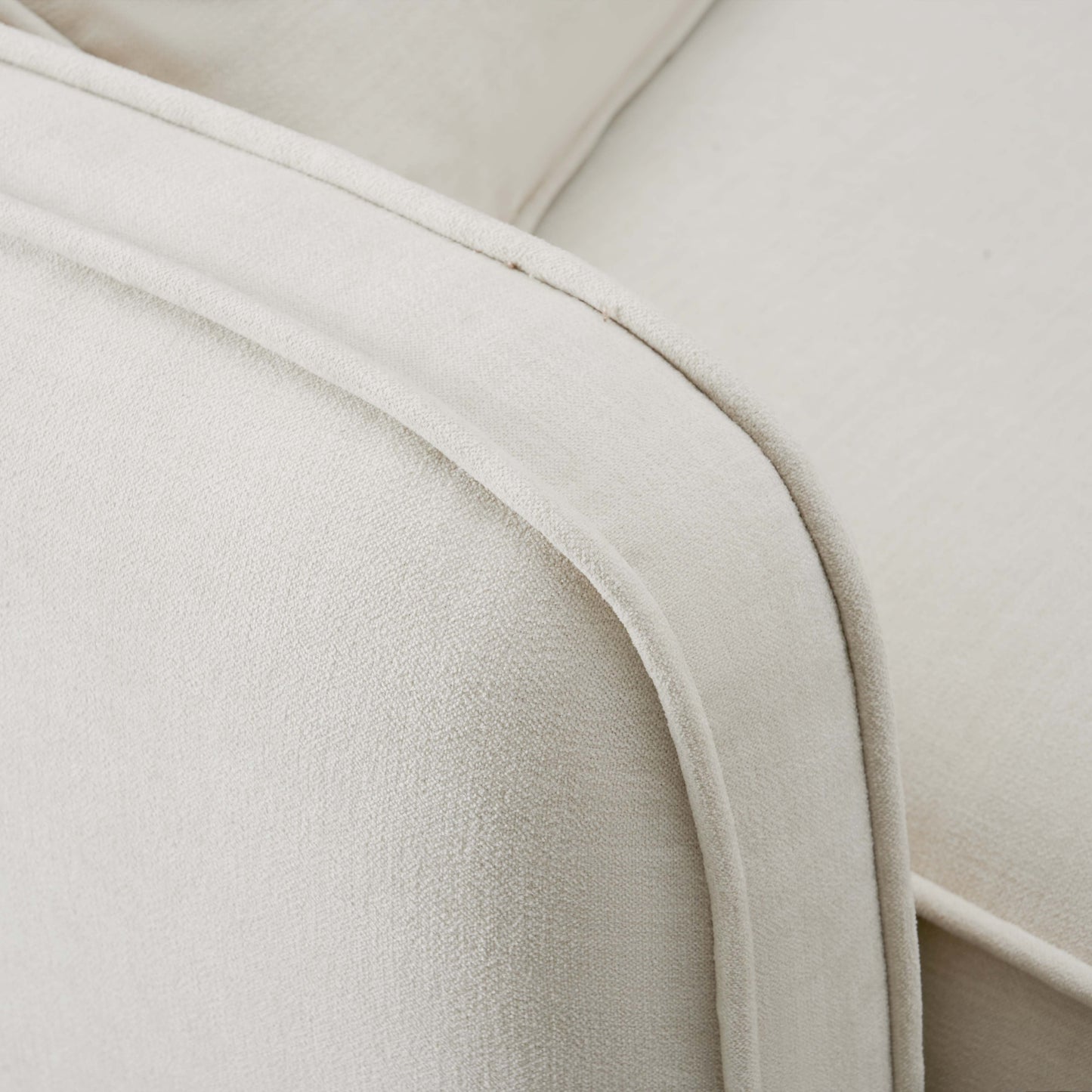 Travie 4 Piece Sand Upcycled Linen Modular Sectional by TOV L69206