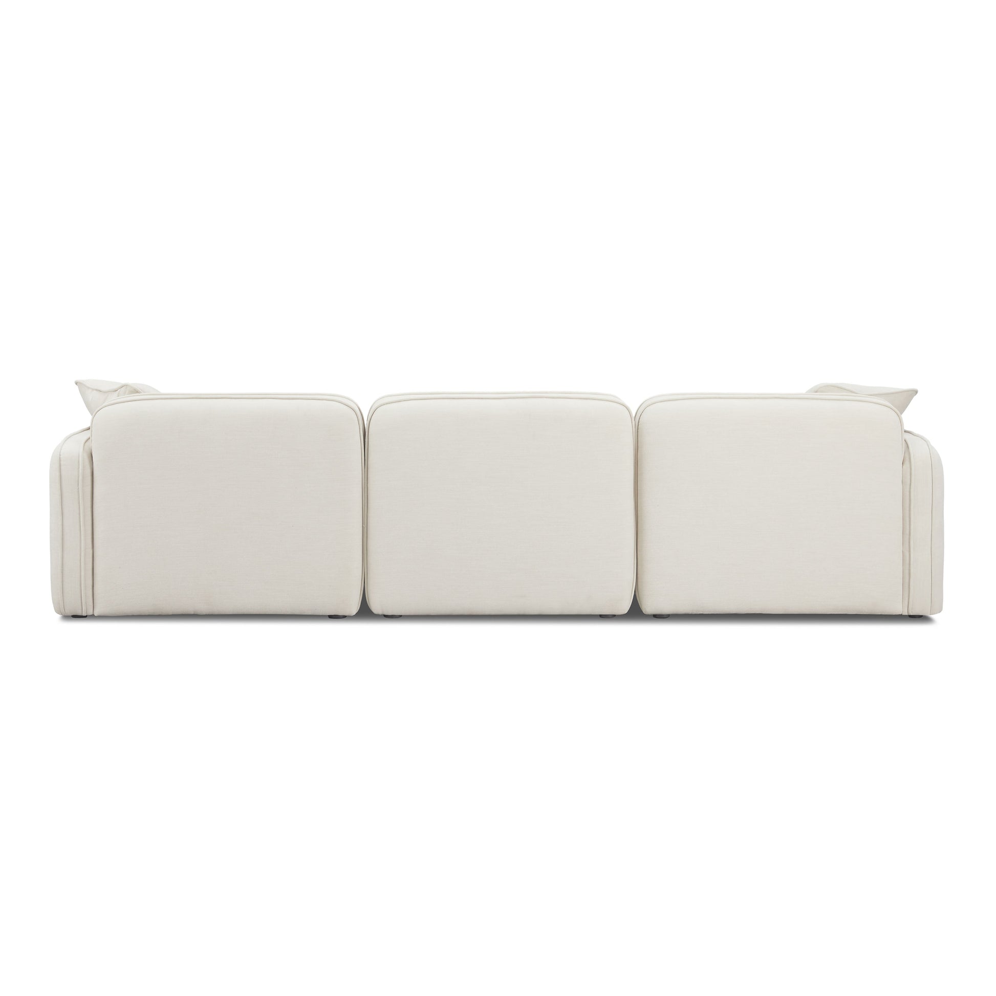 Travie Sand Upcycled Linen Modular Sofa by TOV L69209