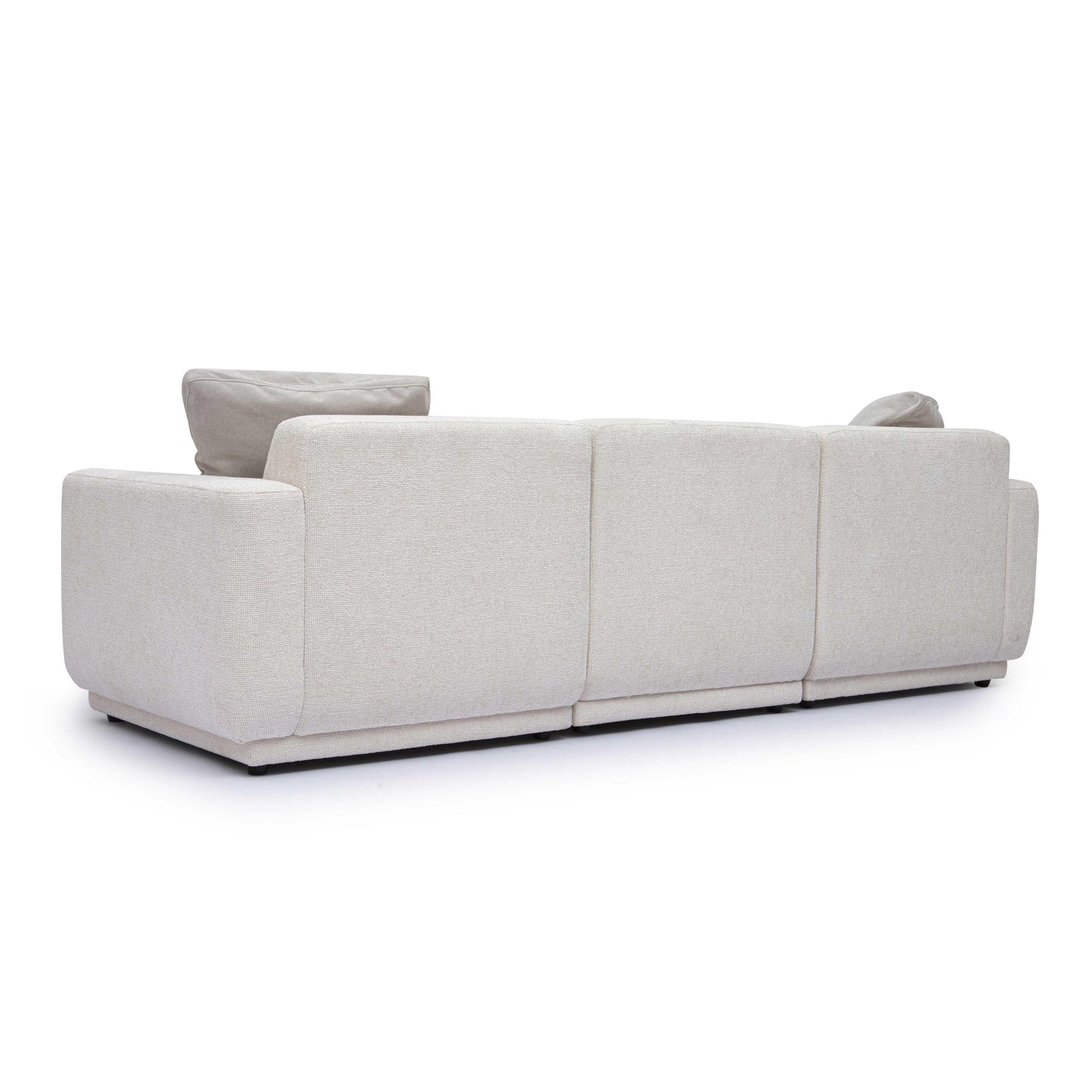 Perry 96 Cream Chenille Modular Sofa by TOV L69220 So