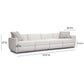 Perry 124 Cream Chenille Modular Long Sofa by TOV L69220 So1