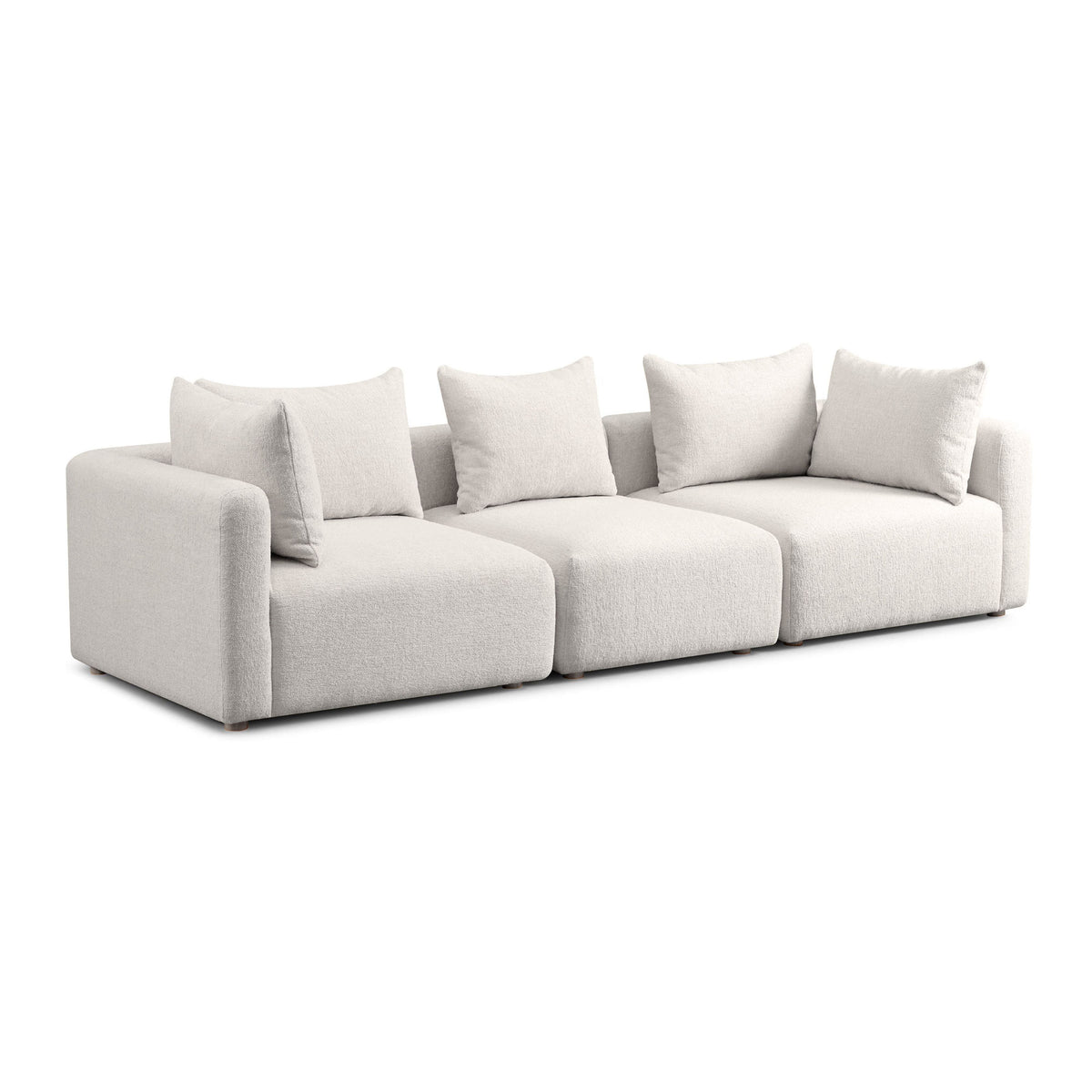 Hangover Cream Contract-Grade Textured Fabric Sofa by TOV Furniture – photo 1 of 5