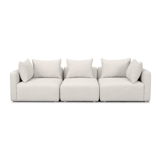 Hangover Cream Contract-Grade Textured Fabric Sofa by TOV Furniture – photo 2 of 5