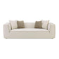 Tristine 96 Cream Linen Sofa by TOV L69251
