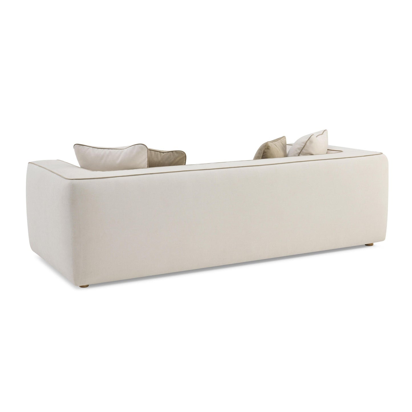 Tristine 96 Cream Linen Sofa by TOV L69251