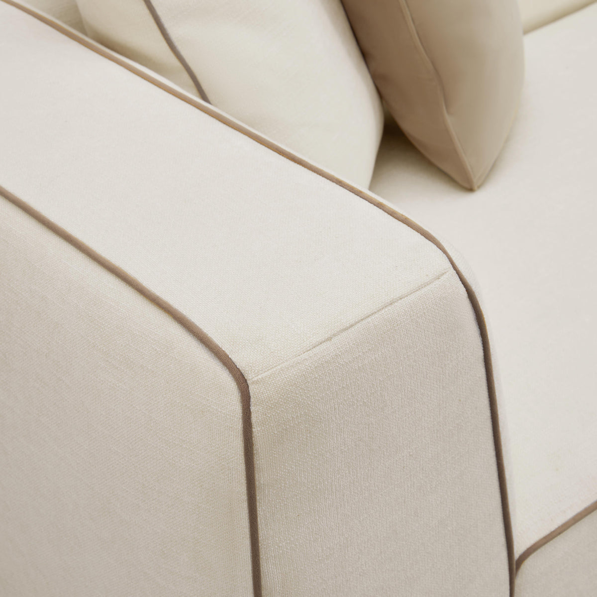 Tristine Cream Contract-Grade Linen RAF Sectional by TOV Furniture – photo 5 of 6