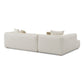 Tristine 2 Piece Cream Linen L Shaped Sectional by TOV L69253 Sec