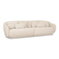 Misty 115 Cream Boucle Modular Sofa by TOV L69280