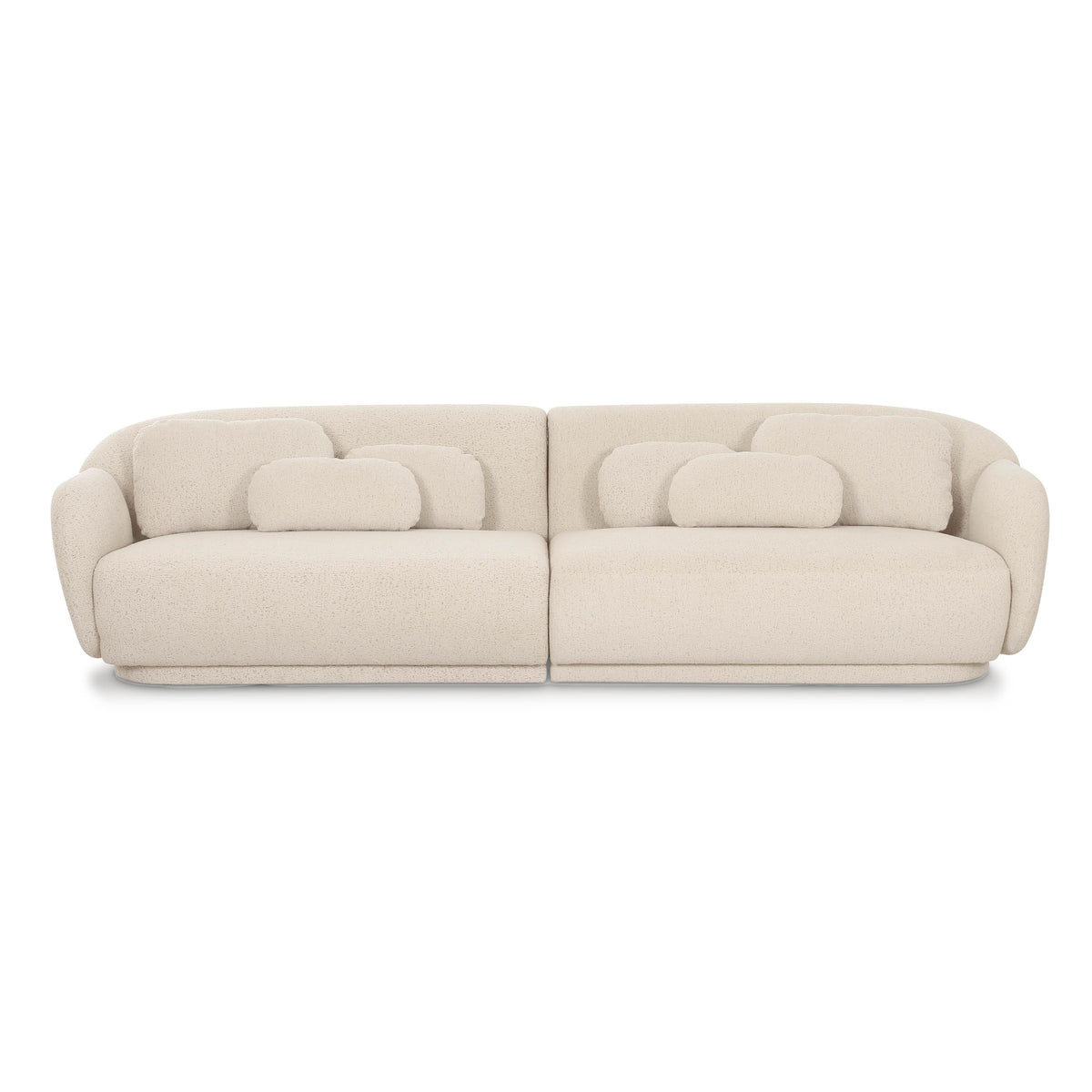Misty 115" Cream Performance Boucle Modular Sofa by TOV Furniture – photo 3 of 6