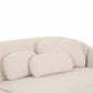 Misty 115 Cream Boucle Modular Sofa by TOV L69280