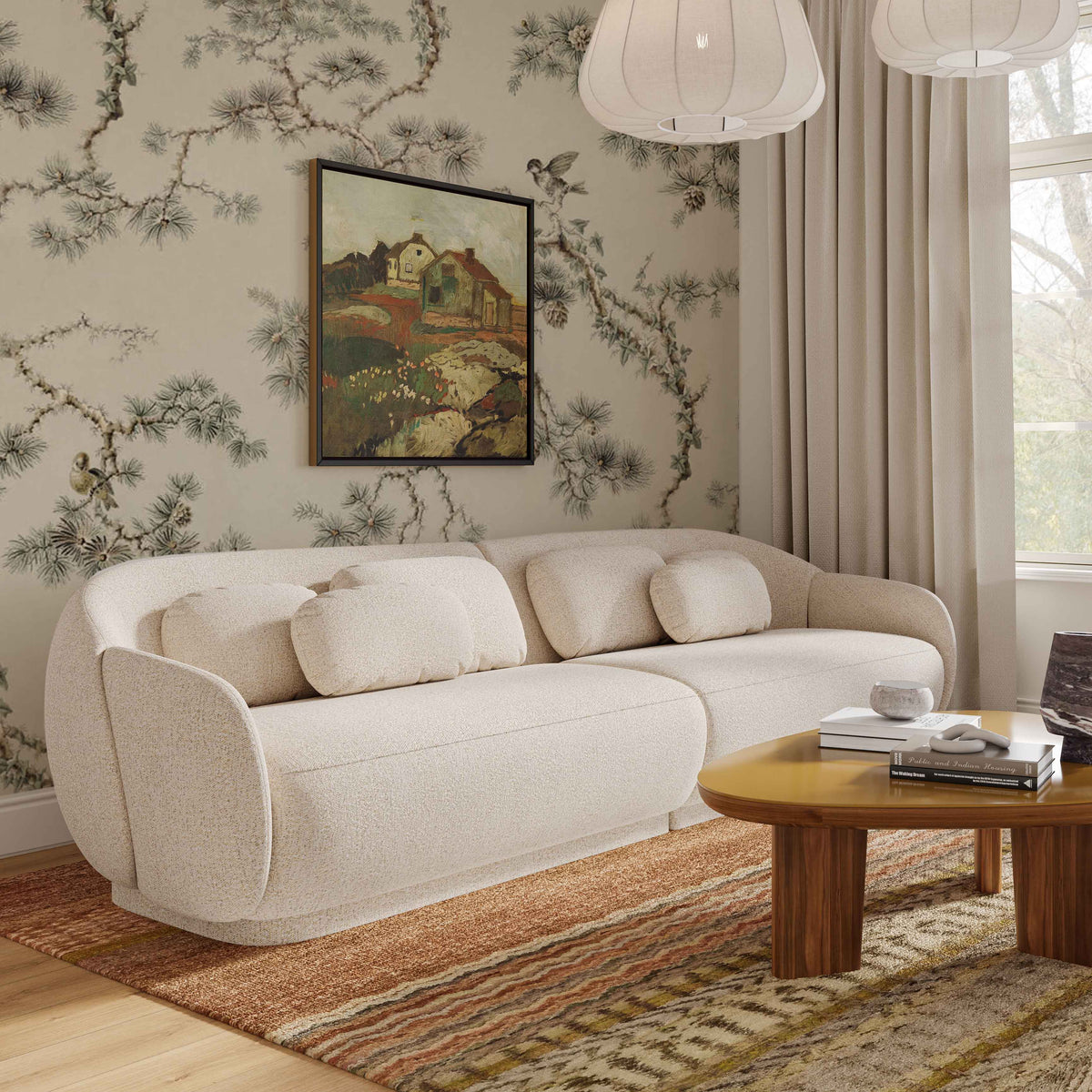 Misty 115" Cream Performance Boucle Modular Sofa by TOV Furniture – photo 2 of 6