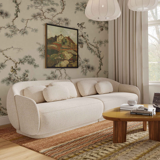 Misty 115" Cream Performance Boucle Modular Sofa by TOV Furniture – photo 2 of 6