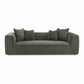 Tristine 96 Olive Green Upcycled Basketweave Sofa by TOV L69287