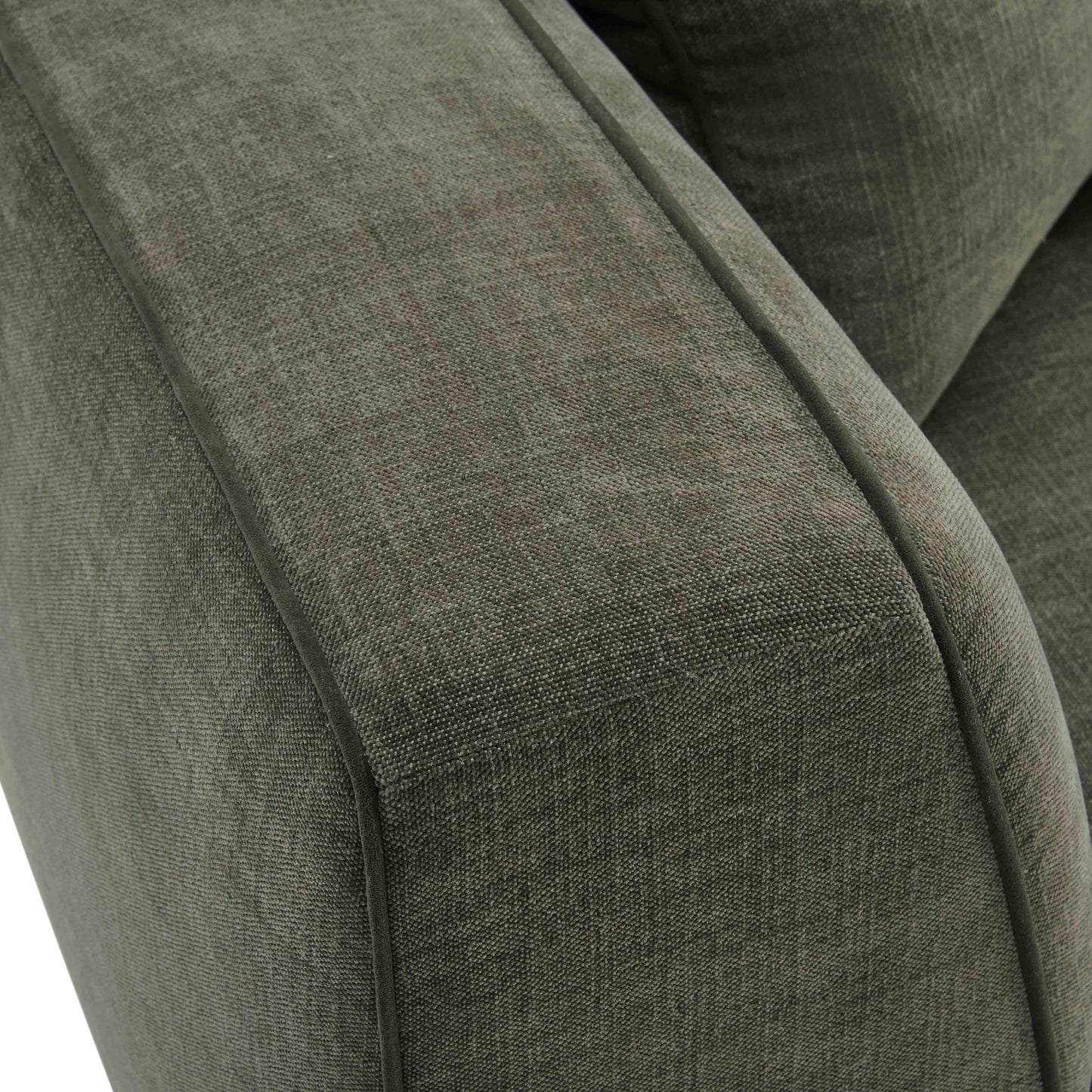 Tristine 96 Olive Green Upcycled Basketweave Sofa by TOV L69287