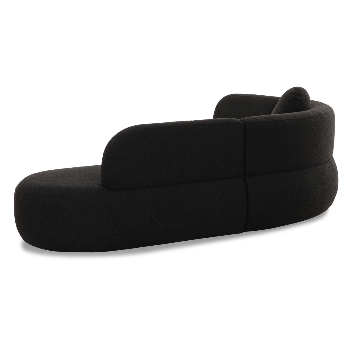Broohah Black Performance Boucle Sectional by TOV Furniture – photo 3 of 6