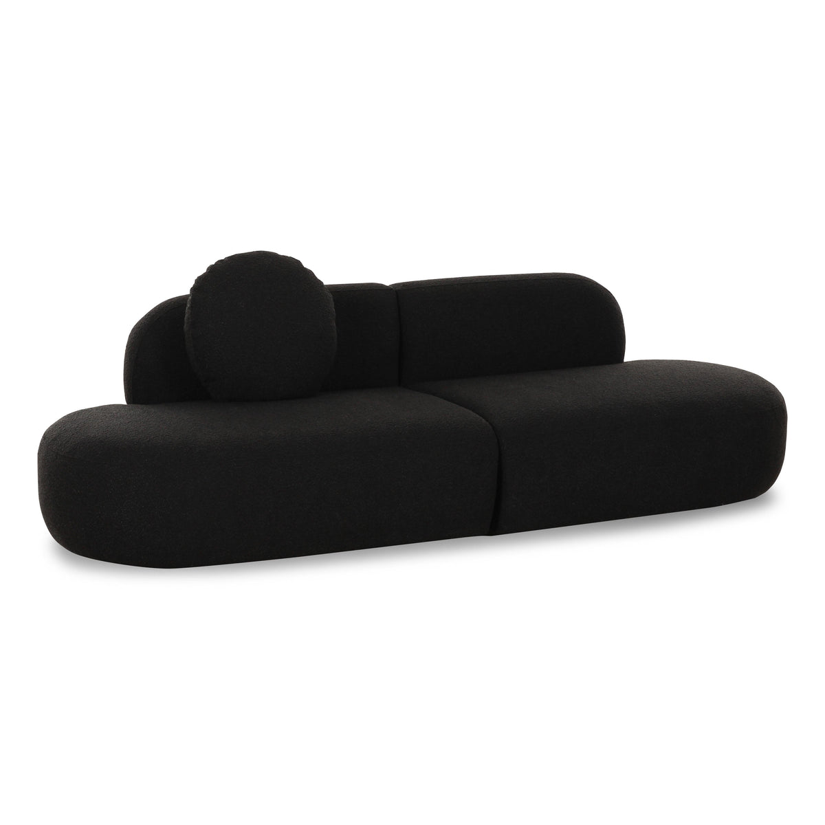 Broohah 94" Black Performance Boucle Sofa by TOV Furniture – photo 1 of 9